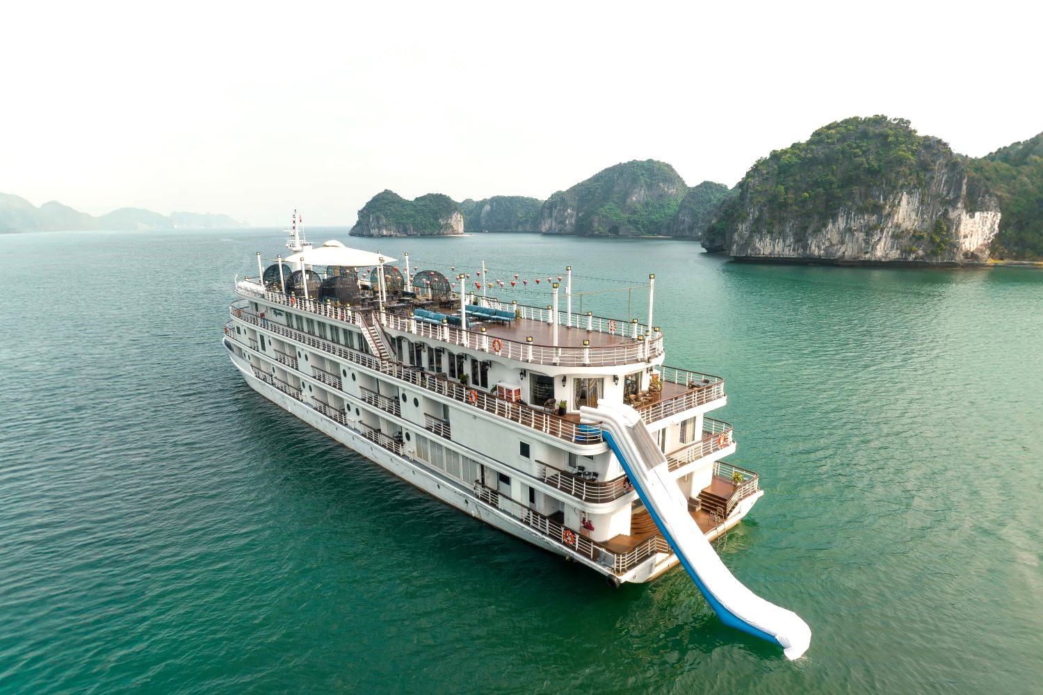 Beyond the View: The Slide-to-Sea Experience Redefining Halong Bay Cruises